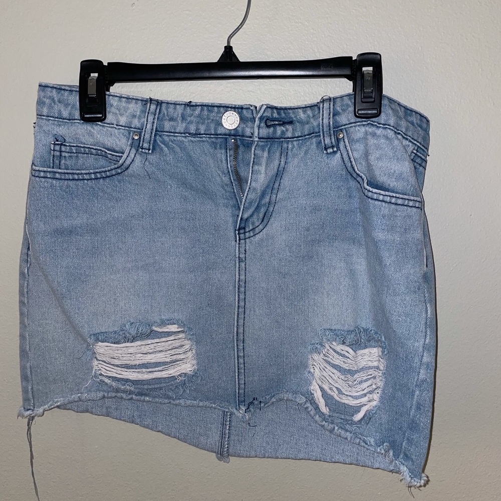 Blue jean skirt